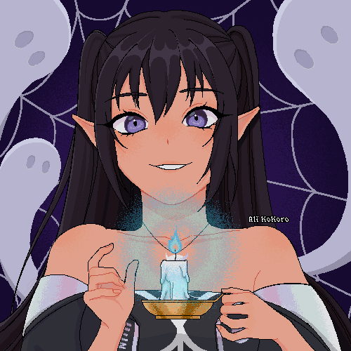 Comm of @ hosarny's Vtuber for @ LweiLauw on twt